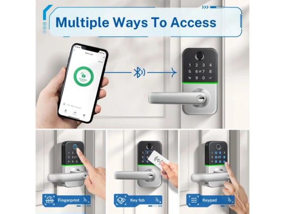 Keypad Smart Door Lock with Handle — Smart Lock, KUCACCI
