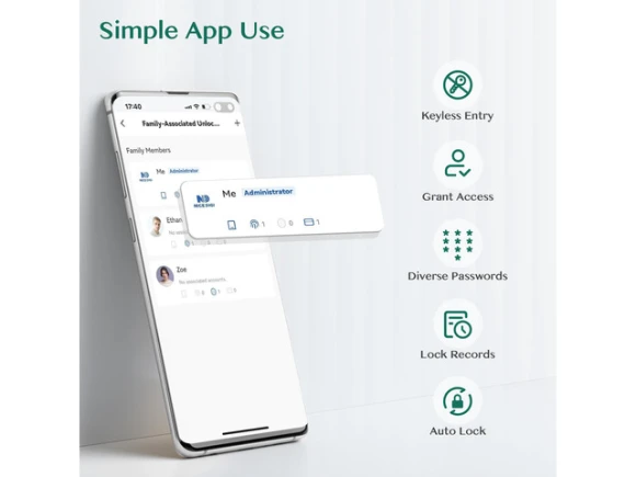 Keypad Smart Door Lock with Knob — Smart Lock, Yamiry