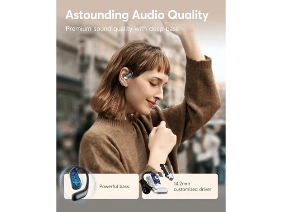 Open-Ear Bluetooth Translation Earbuds — Wireless Earbuds, Paekole