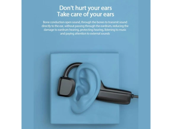 Open-Ear Bone Conduction Sport Headphones — Wireless Earbuds