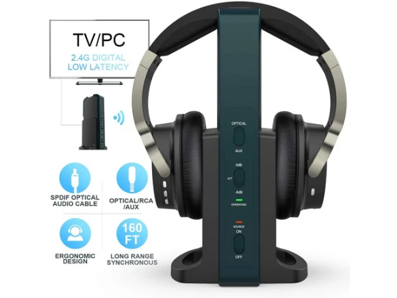 Over-Ear Wireless Headphones — Wireless Earbuds, Rybozen