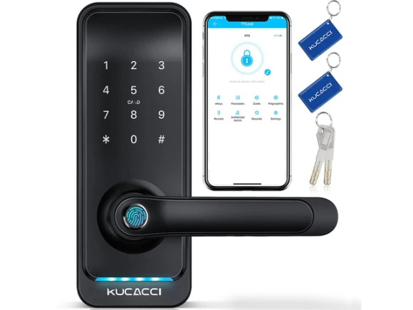 Smart Door Lock with Handle — Smart Lock, KUCACCI