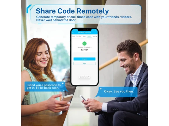 Smart Door Lock with Handle — Smart Lock, KUCACCI