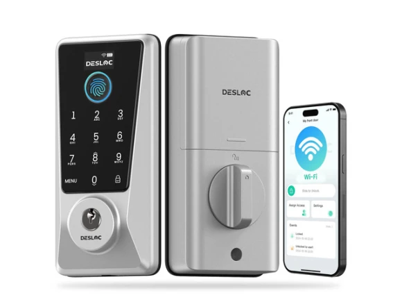 WiFi Fingerprint Smart Keypad Door Lock — Smart Lock, DESLOC