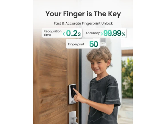 WiFi Fingerprint Smart Keypad Door Lock — Smart Lock, DESLOC