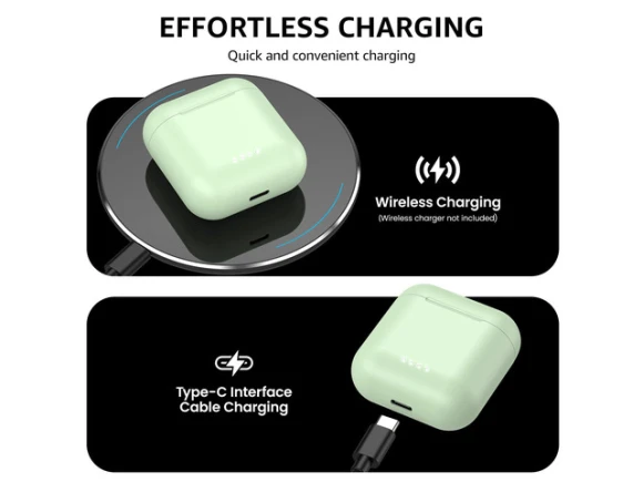 Wireless Earbuds, Grass Green — Wireless Earbuds, TOZO