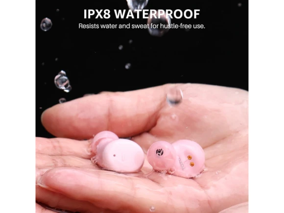 Wireless Earbuds, Light Pink — Wireless Earbuds, TOZO