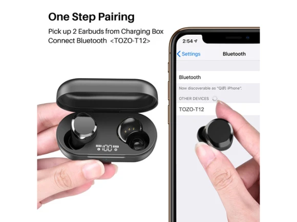 Wireless Earbuds — Wireless Earbuds, TOZO