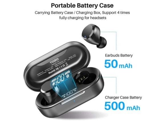 Wireless Earbuds — Wireless Earbuds, TOZO