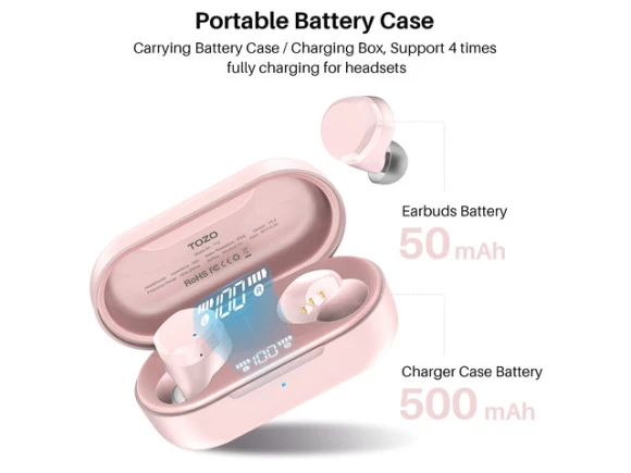 Wireless Earbuds — Wireless Earbuds, TOZO