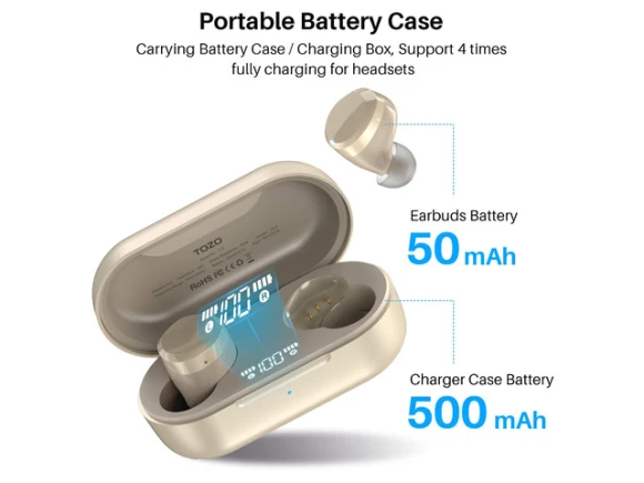 Wireless Earbuds — Wireless Earbuds, TOZO