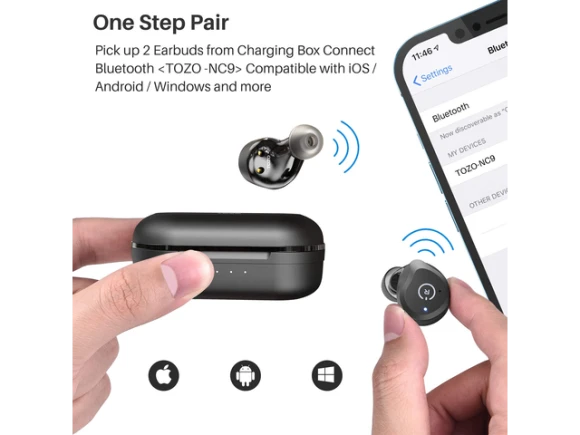 Wireless earbuds — Wireless Earbuds, TOZO