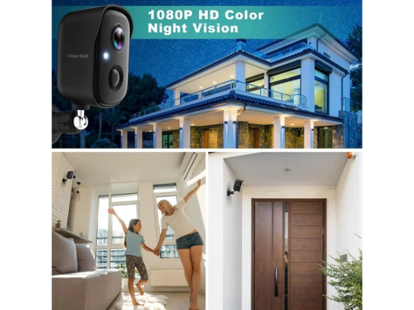 1080P Wireless Security Camera — Security Camera, PISKEKAT