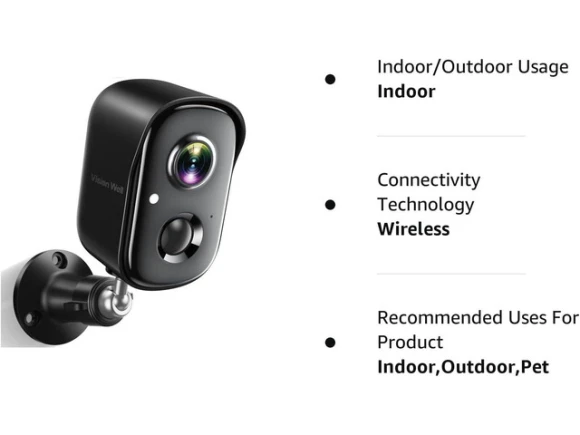 1080P Wireless Security Camera — Security Camera, PISKEKAT