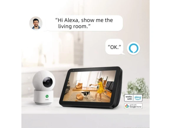 2K Indoor Security Camera — Security Camera, PISKEKAT