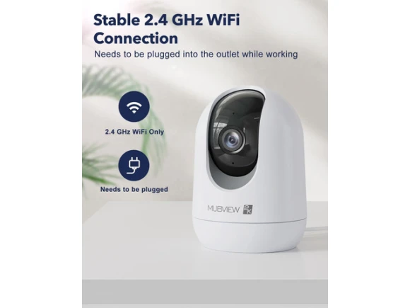 2K Indoor Security Camera — Security Camera, PISKEKAT