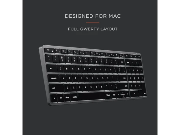 Bluetooth Backlit Keyboard with Numeric Keypad — Bluetooth Keyboard, Satechi