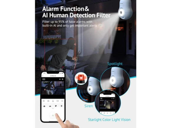 Bulb Security Camera — Security Camera, PISKEKAT