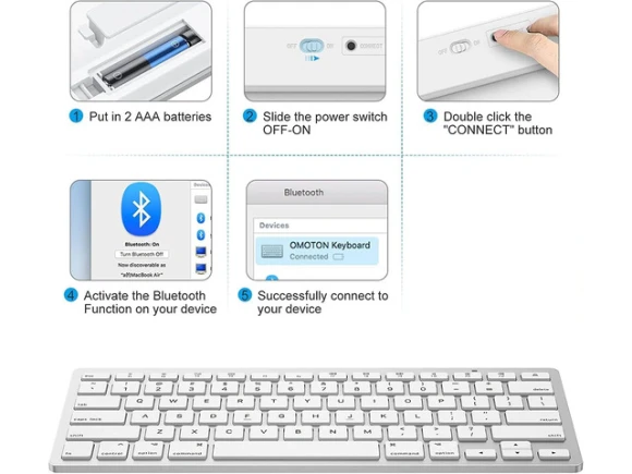 Compact Bluetooth Keyboard — Bluetooth Keyboard