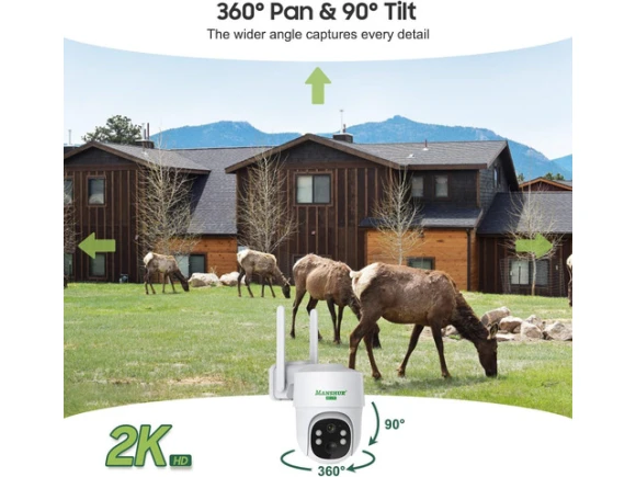 Outdoor 4G LTE Security Camera — Security Camera, Manshur