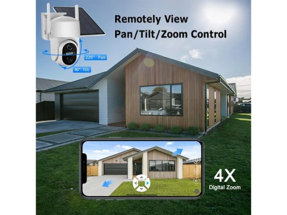 Outdoor Solar WiFi Security Camera — Security Camera, PISKEKAT