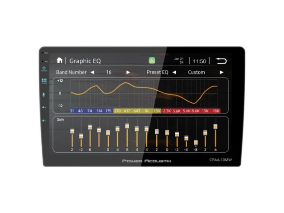 Wireless Apple CarPlay Car Stereo Receiver — Car Infotainment System, Power Acoustik