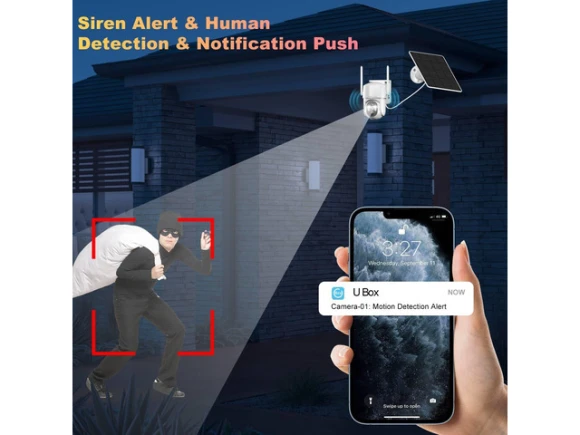 4G LTE Solar Security Camera — Security Camera, PISKEKAT