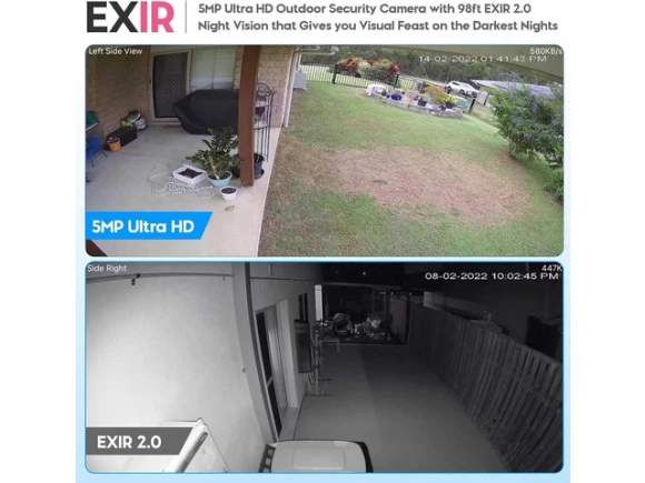 5MP Outdoor Turret PoE Camera — Security Camera