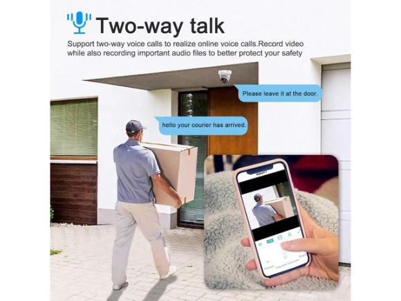5MP Outdoor Turret PoE Camera — Security Camera
