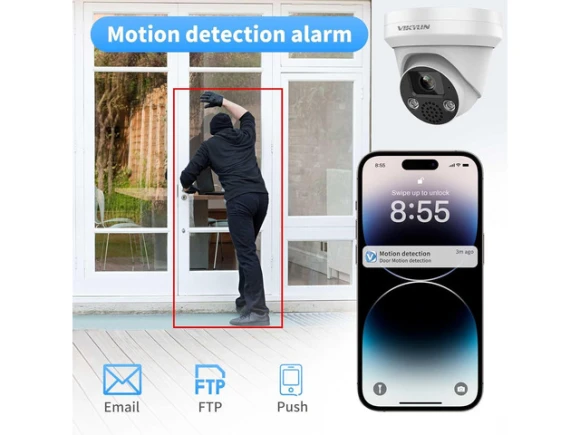 5MP Outdoor Turret PoE Camera — Security Camera