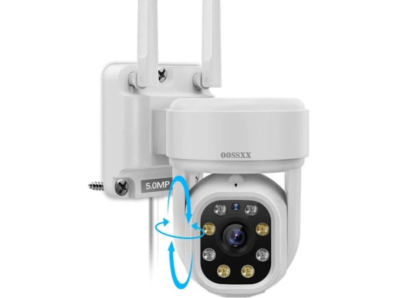 5MP Wireless WiFi PTZ Surveillance DVR Set — Security Camera