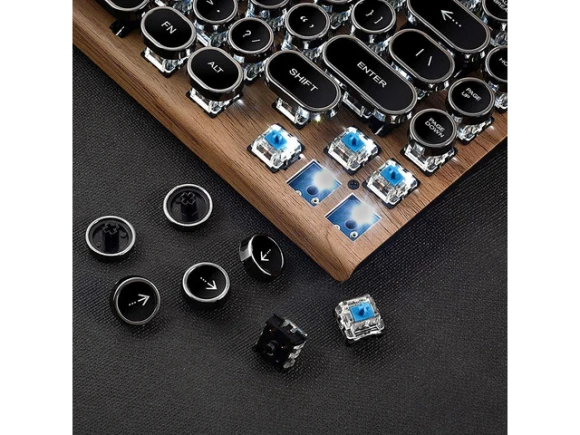 Mechanical Keyboard, 83-Key — Bluetooth Keyboard, PISKEKAT