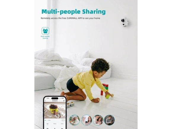 Outdoor Security Camera, 4 Packs — Security Camera, ZUMIMALL