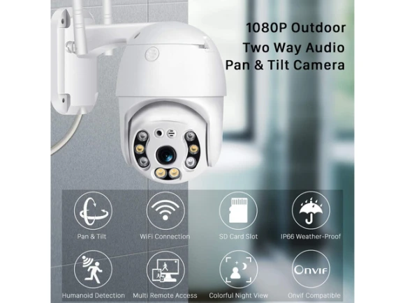 Outdoor Security Camera — Security Camera, PISKEKAT