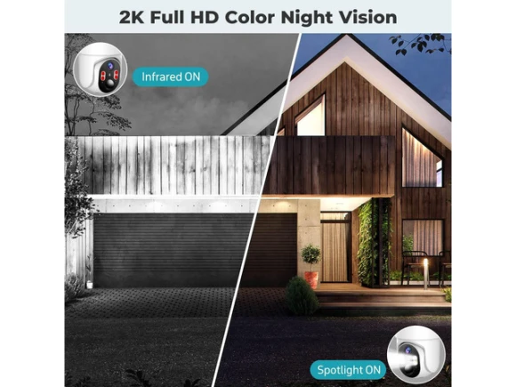Outdoor Solar Security Camera — Security Camera, PISKEKAT