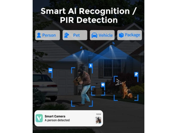 Outdoor WiFi Security Camera — Security Camera, PISKEKAT