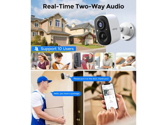 Outdoor WiFi Security Camera — Security Camera, PISKEKAT