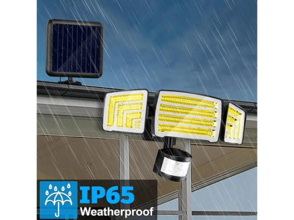 Solar Motion Sensor Flood Lights — Smart Outdoor Lighting, PISKEKAT