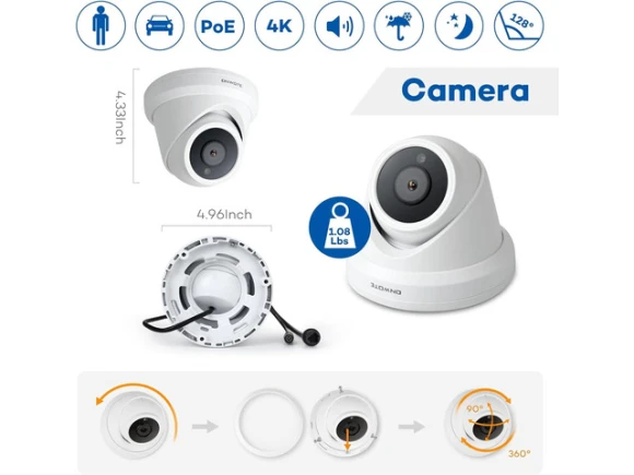 Turret Security Camera — Security Camera, ONWOTE
