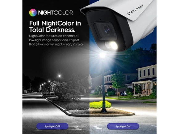 UltraHD 4K Outdoor Bullet Security Camera — Security Camera, Amcrest
