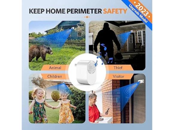 Wireless Motion-Sensor Driveway Alarm System — Motion Sensor, PISKEKAT
