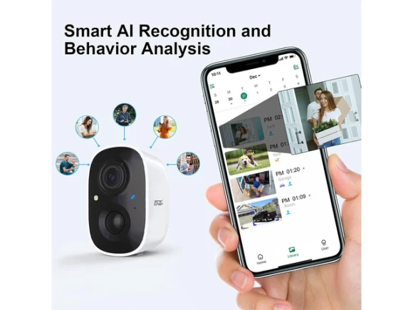 Wireless Outdoor Security Camera — Security Camera, PISKEKAT