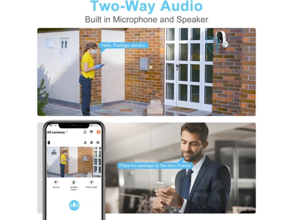 Wireless Outdoor Security Camera — Security Camera, PISKEKAT