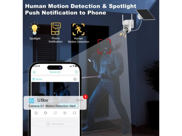 Wireless Outdoor Security Camera — Security Camera, PISKEKAT