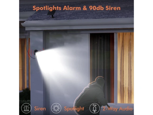 Wireless Outdoor Security Camera — Security Camera, DZEES