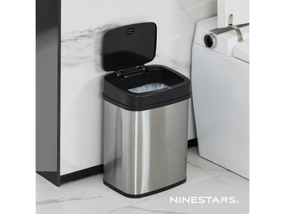 12 L Stainless Steel Trash Can — Smart Trash Can, Wenger