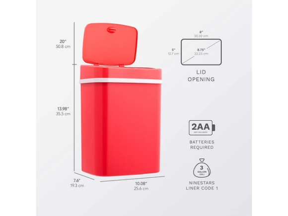 12L Garbage Can — Smart Trash Can, Wenger