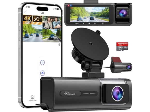 3-Channel Dash Camera — Dash Cam, PISKEKAT