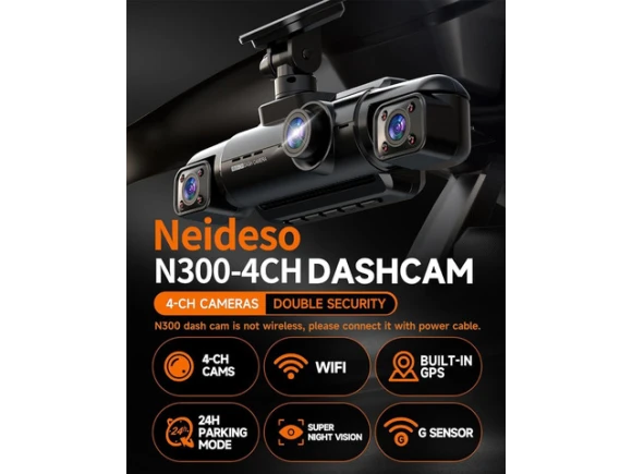 4-Channel Dash Camera — Dash Cam