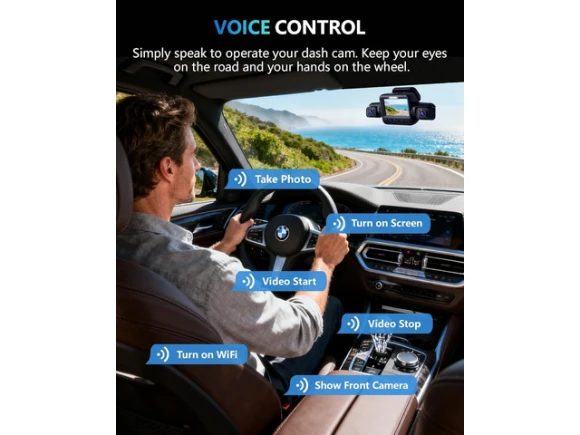4-Channel Dash Camera — Dash Cam, HUPEJOS